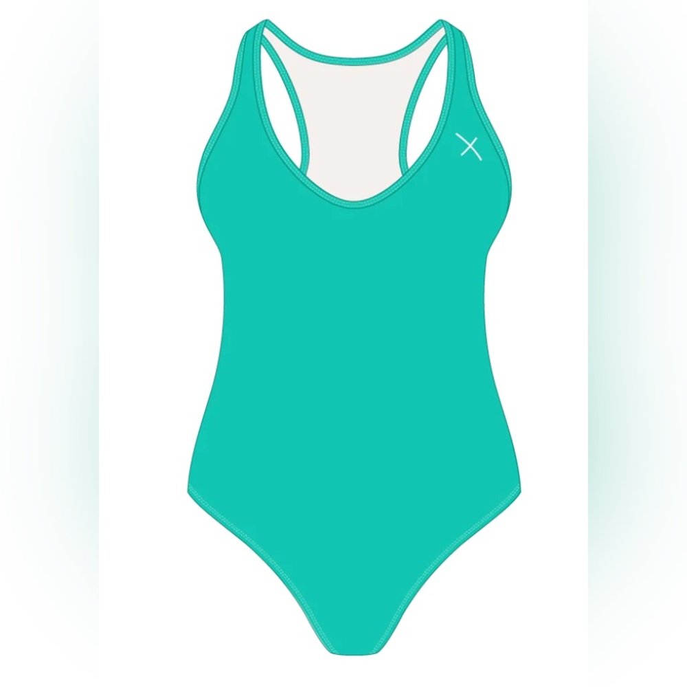 Boutique LA One Piece, Lake Green, Size Medium